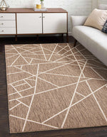 Load image into Gallery viewer, Sisal Abstract Taupe-Champagne