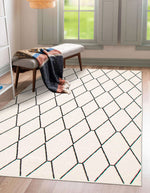 Load image into Gallery viewer, Macy Diamante  White/Navy