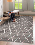 Load image into Gallery viewer, Macy Diamante  Dark Grey/White