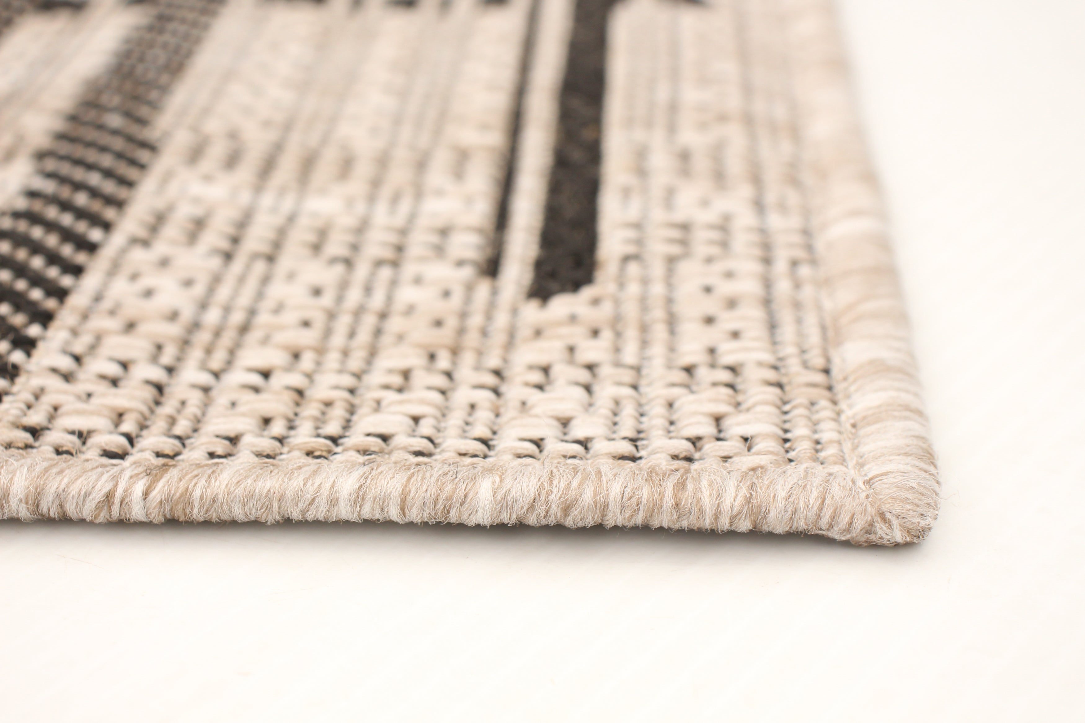 Sisal Burburry Silver-Black