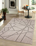 Load image into Gallery viewer, Sisal Abstract Silver-Black
