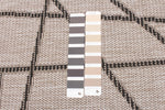 Load image into Gallery viewer, Sisal Abstract Silver-Black
