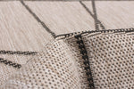Load image into Gallery viewer, Sisal Abstract Silver-Black
