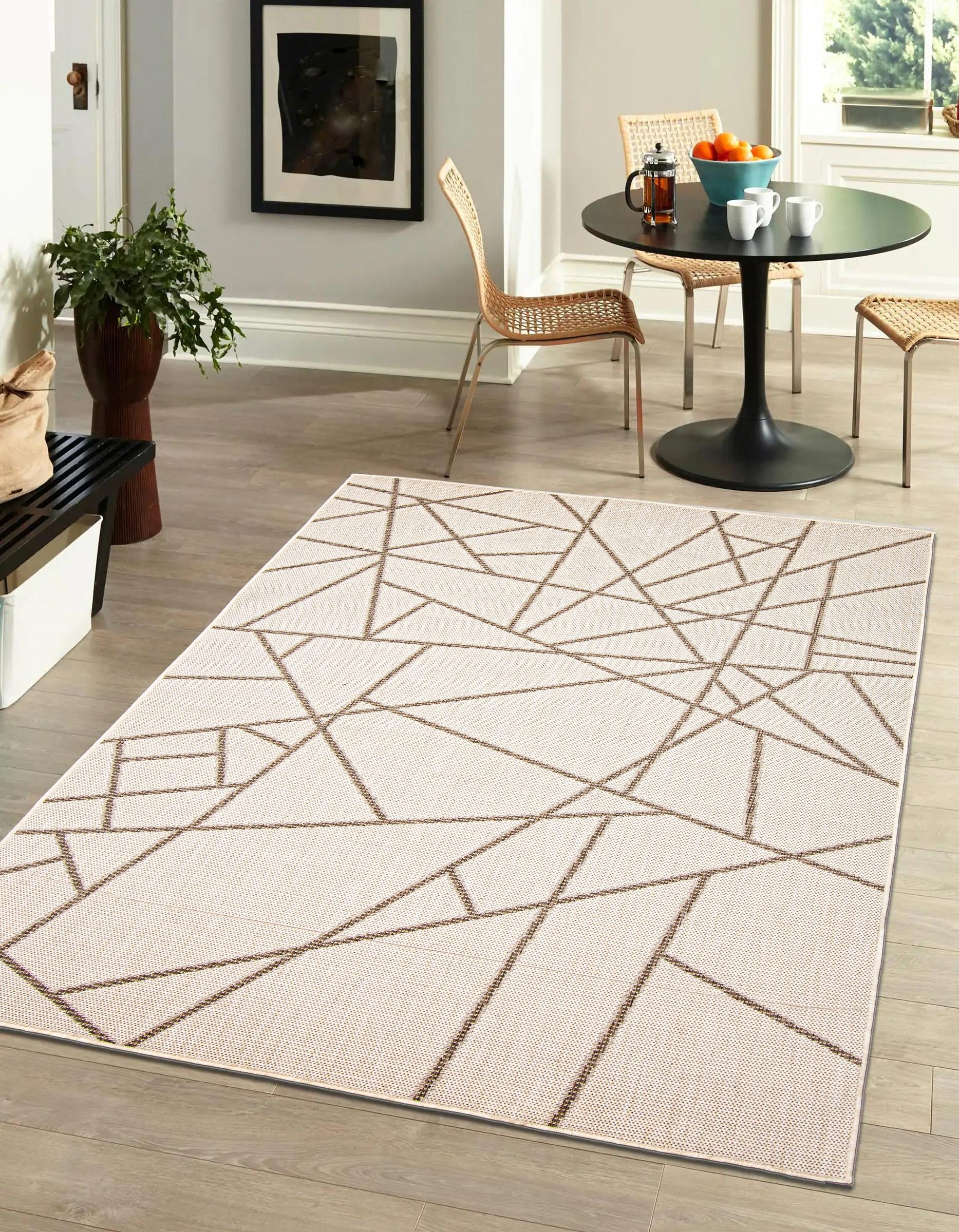 Sisal Abstract Champagne-Taupe