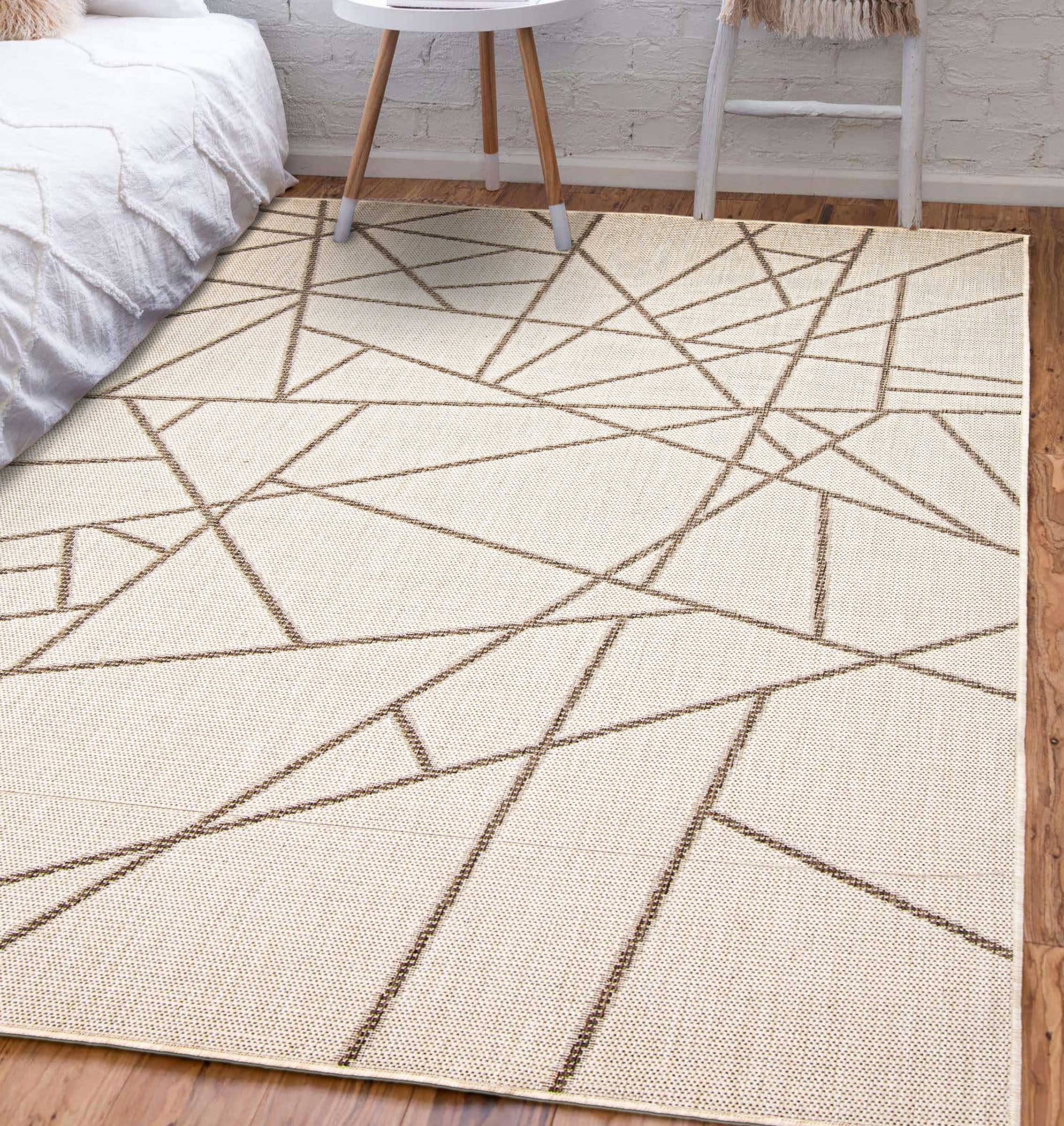 Sisal Abstract Champagne-Taupe