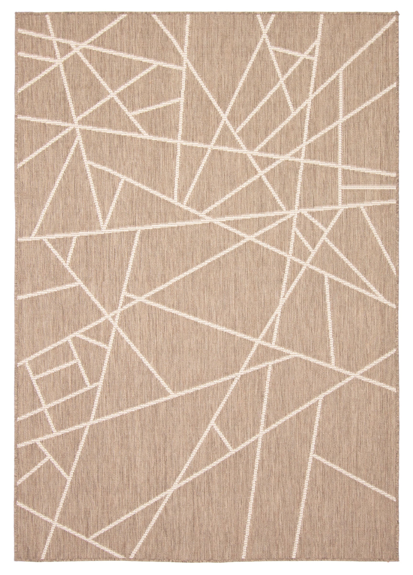 Sisal Abstract Taupe-Champagne