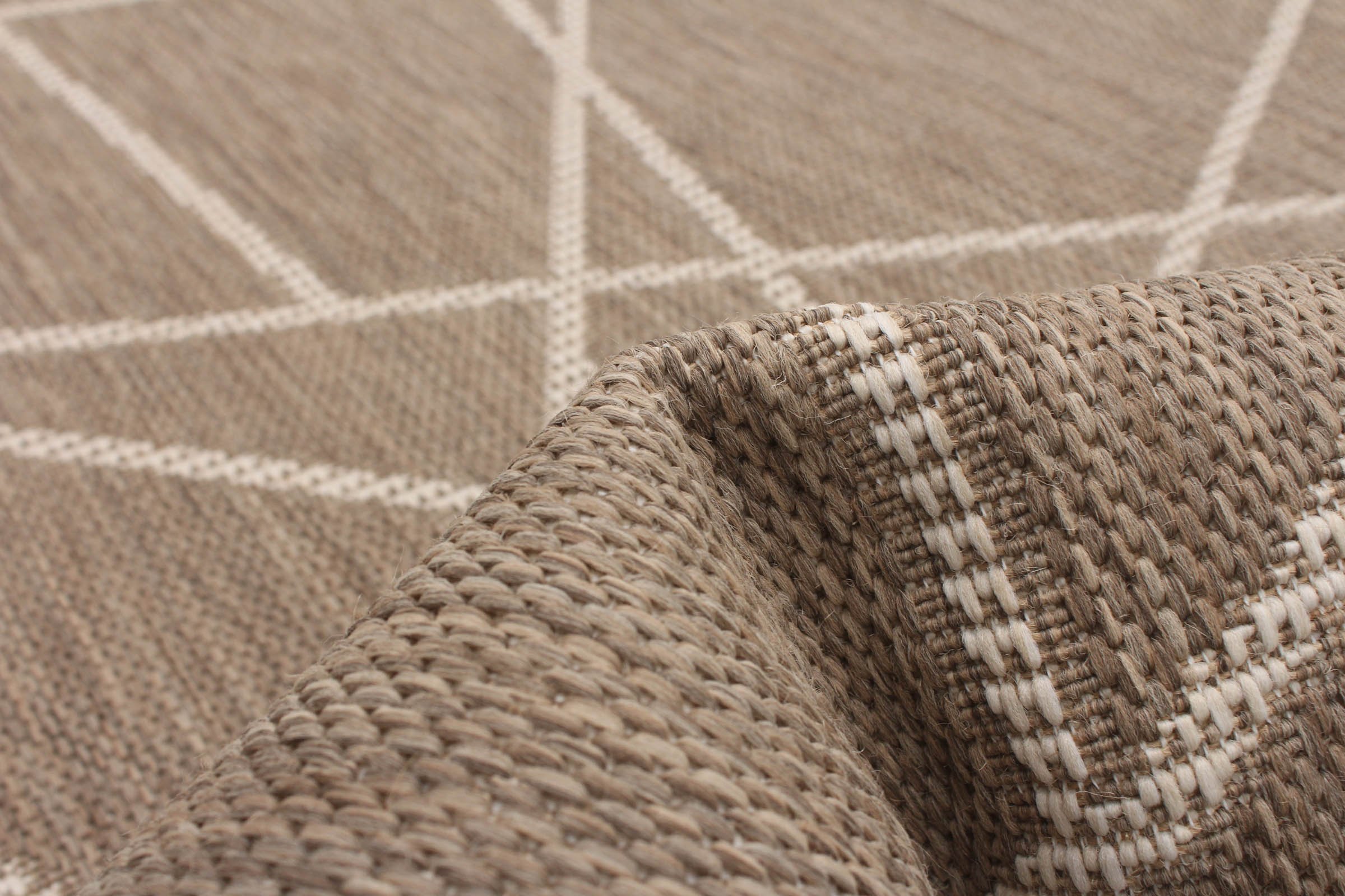 Sisal Abstract Taupe-Champagne