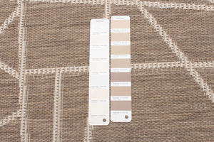Sisal Abstract Taupe-Champagne