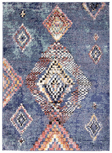 Morocco Mosaique Blue/Multi Color