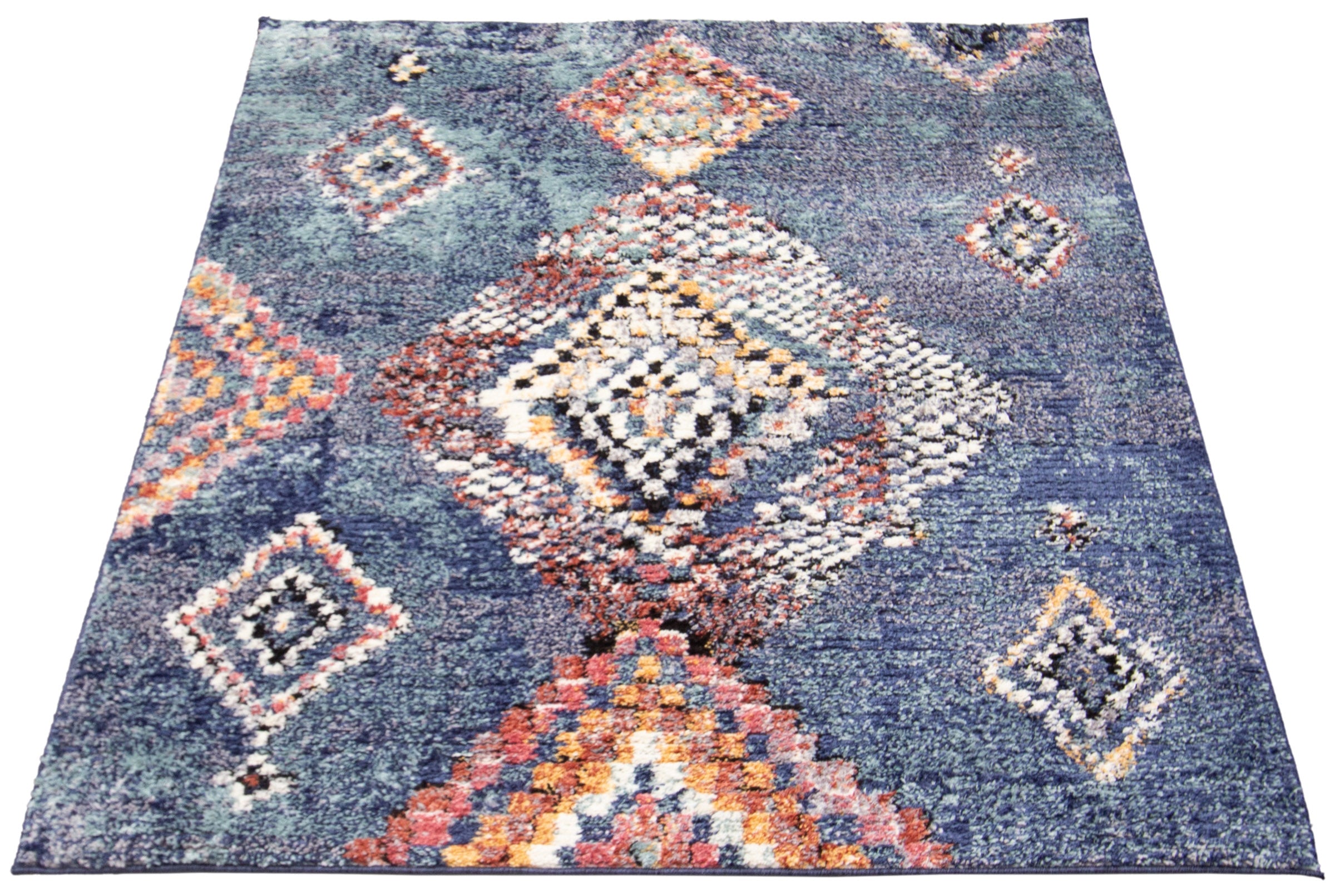 Morocco Mosaique Blue/Multi Color