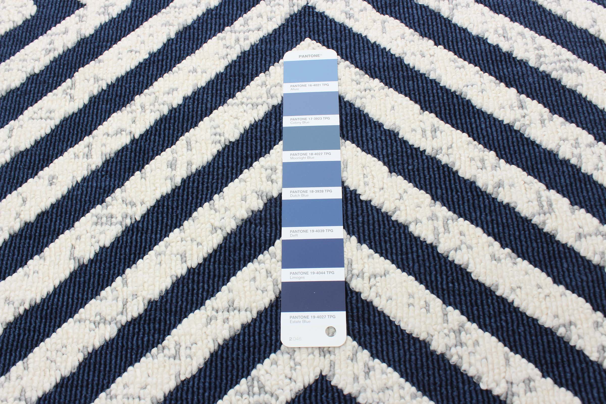 Milan Blue/Ivory