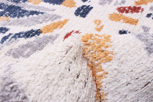 Morocco Sunburst Navy/White
