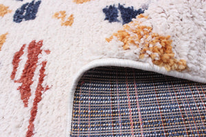 Morocco Sunburst Navy/White