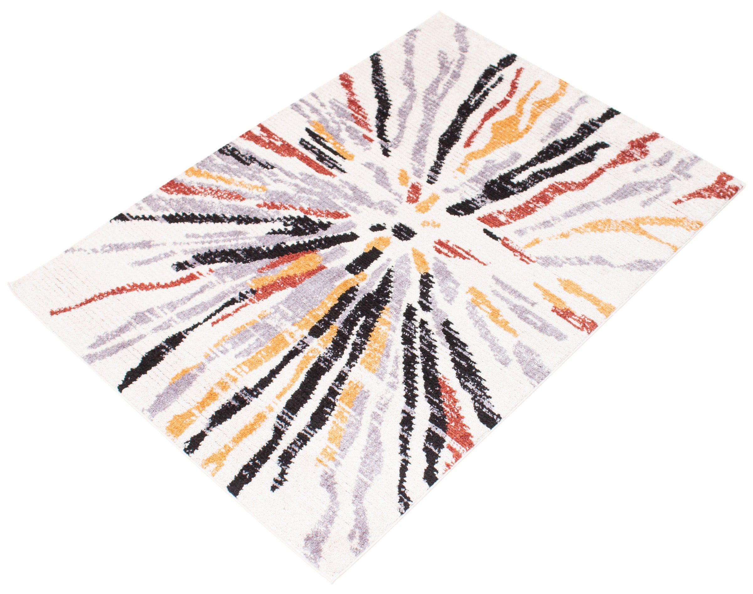 Morocco Sunburst Grey/White