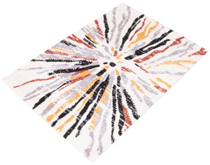 Morocco Sunburst Grey/White