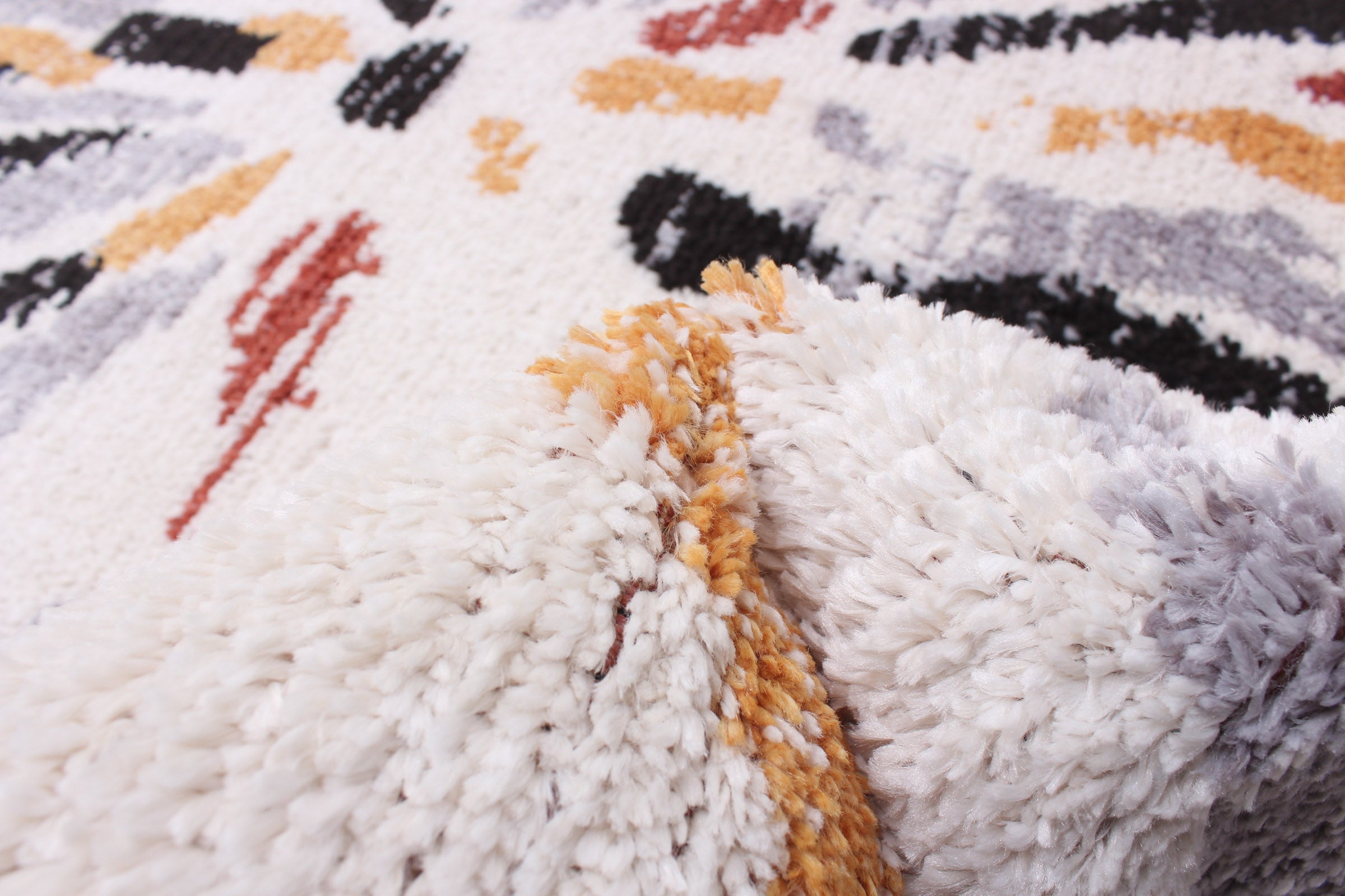 Morocco Sunburst Grey/White
