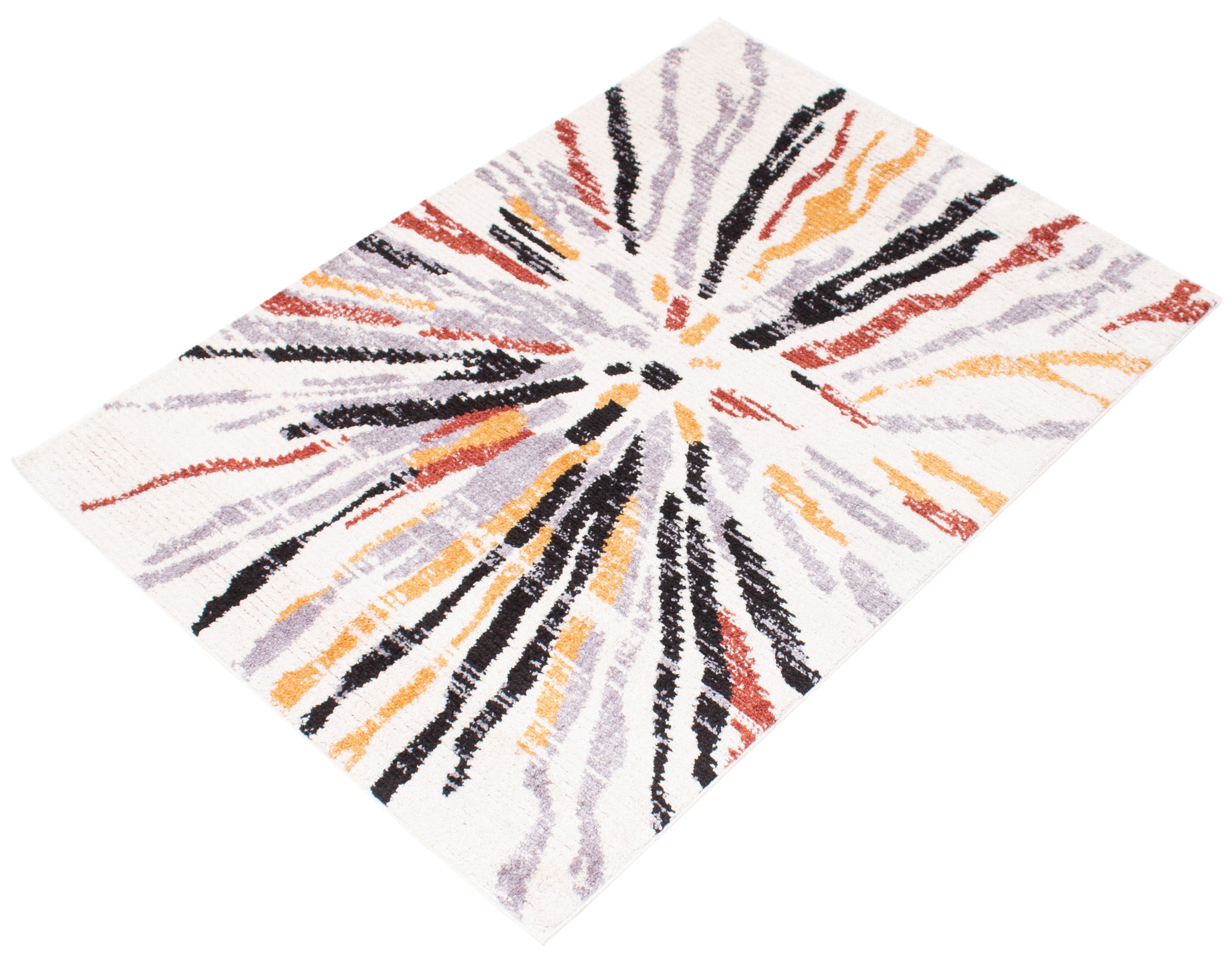 Morocco Sunburst Grey/White