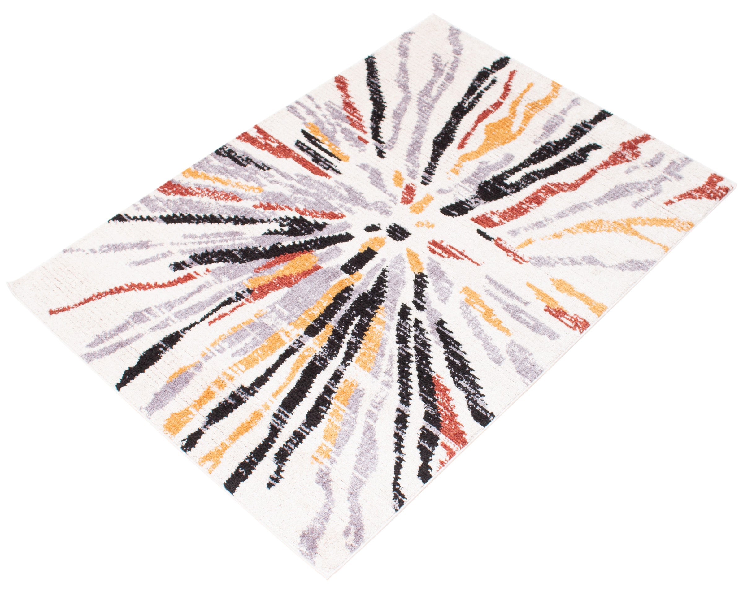 Morocco Sunburst Grey/White