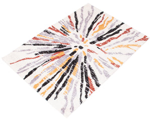 Morocco Sunburst Grey/White