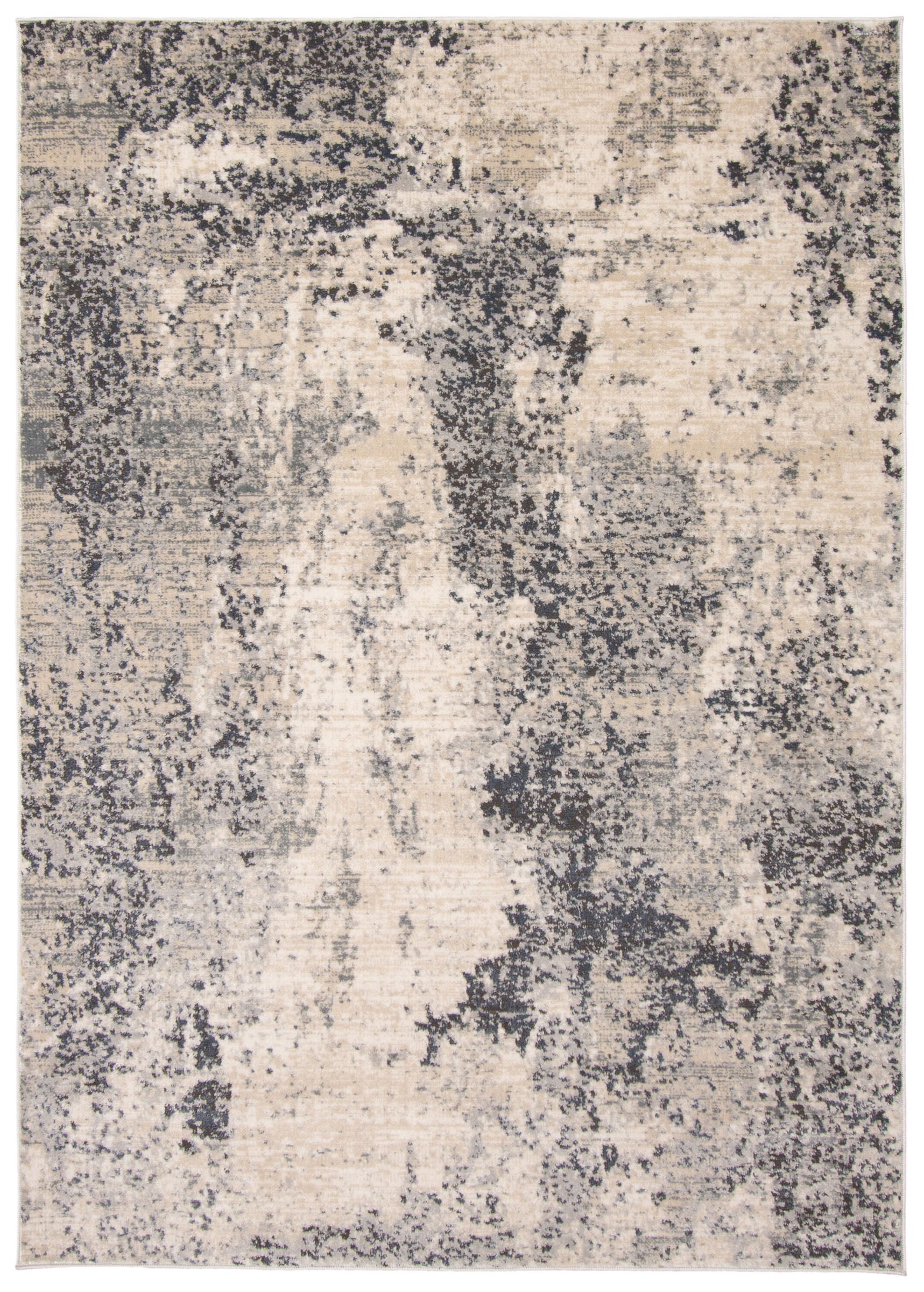 Oregon Abstract Grey/Ivory