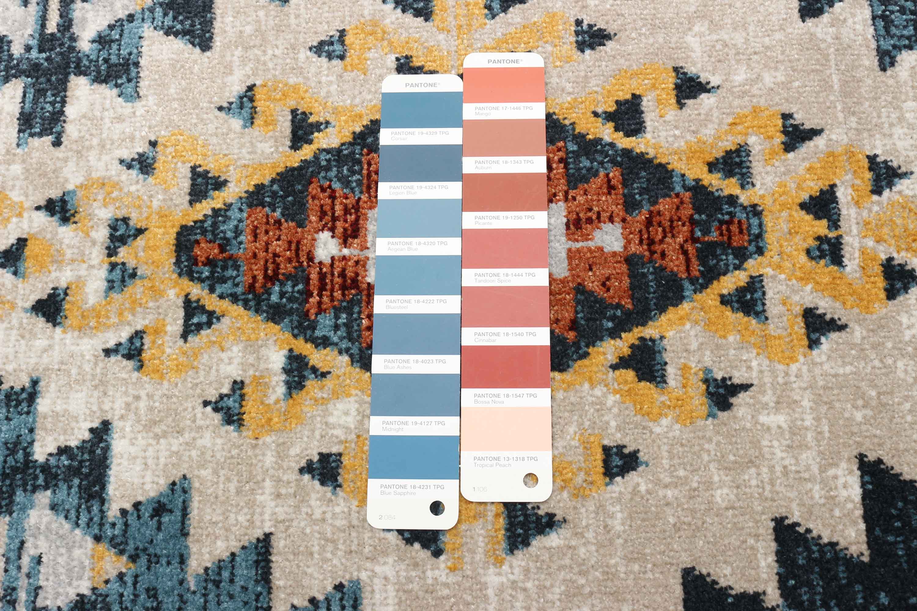 Aqua Mosaic Taupe/Copper