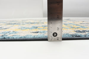 Aqua Mosaic Taupe/Blue