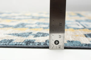 Aqua Mosaic Taupe/Blue