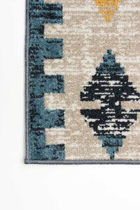 Aqua Mosaic Taupe/Blue