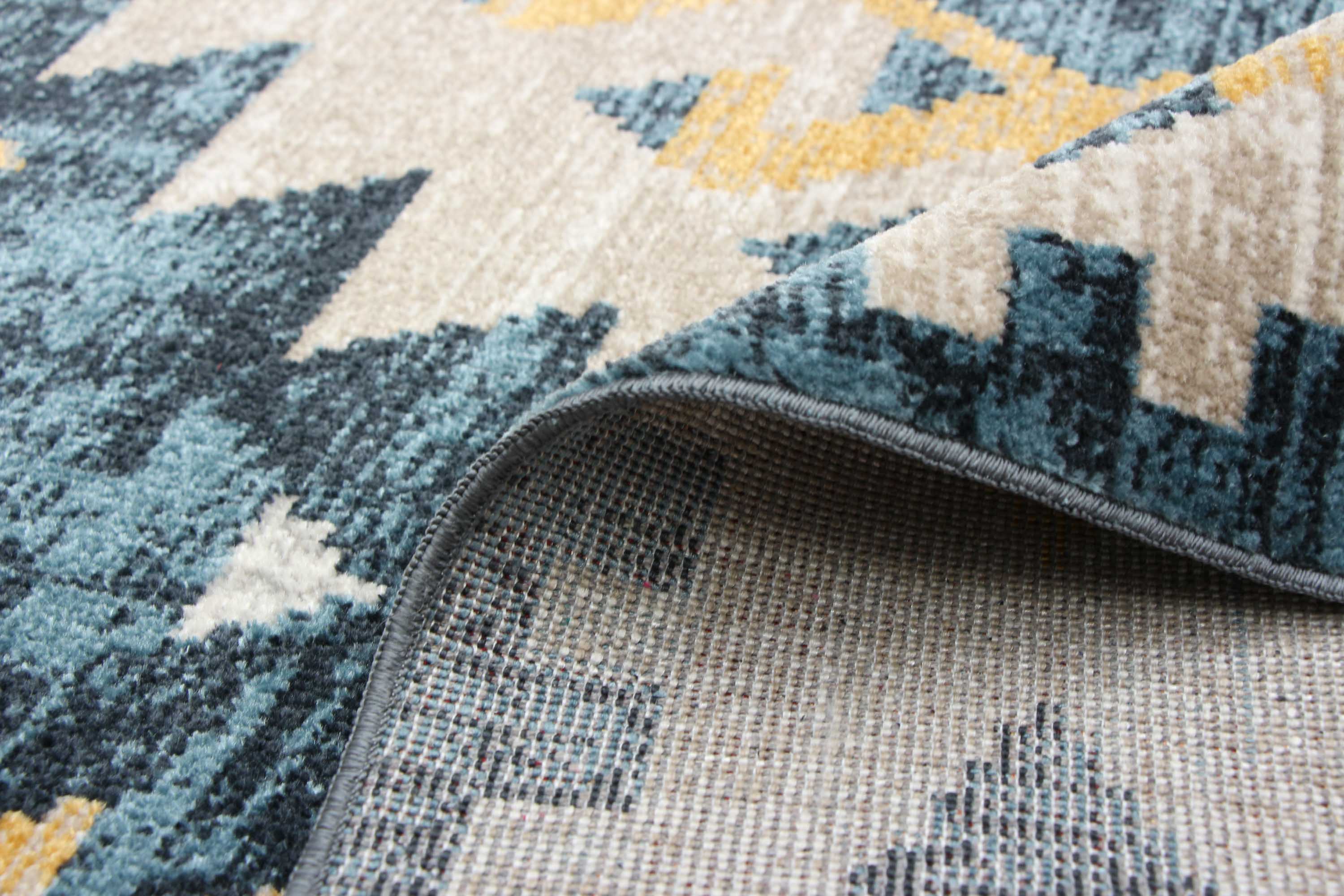Aqua Mosaic Taupe/Blue