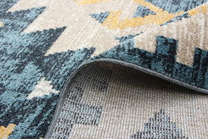 Aqua Mosaic Taupe/Blue