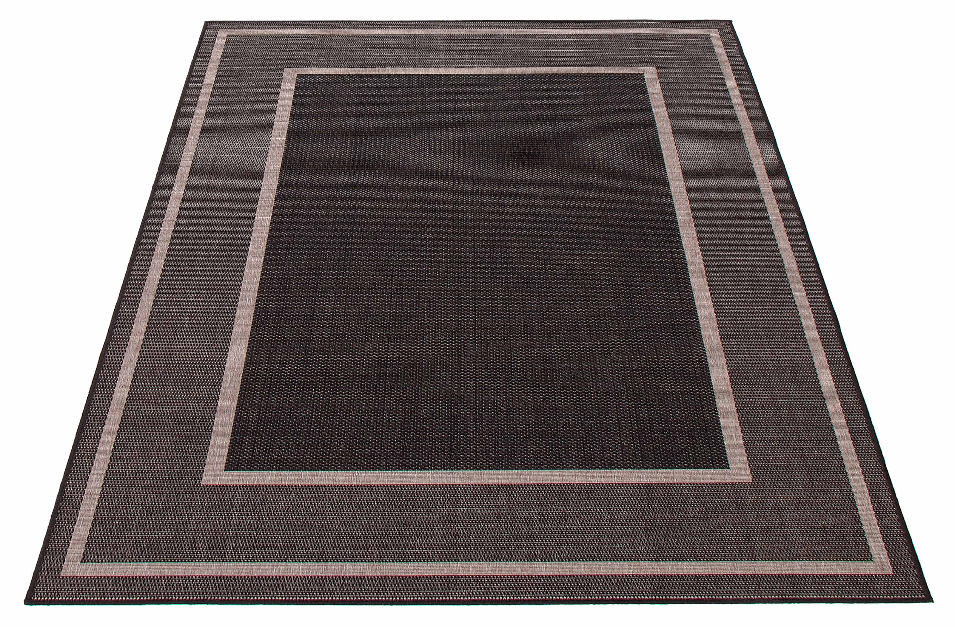 Jute Natura Black Grey