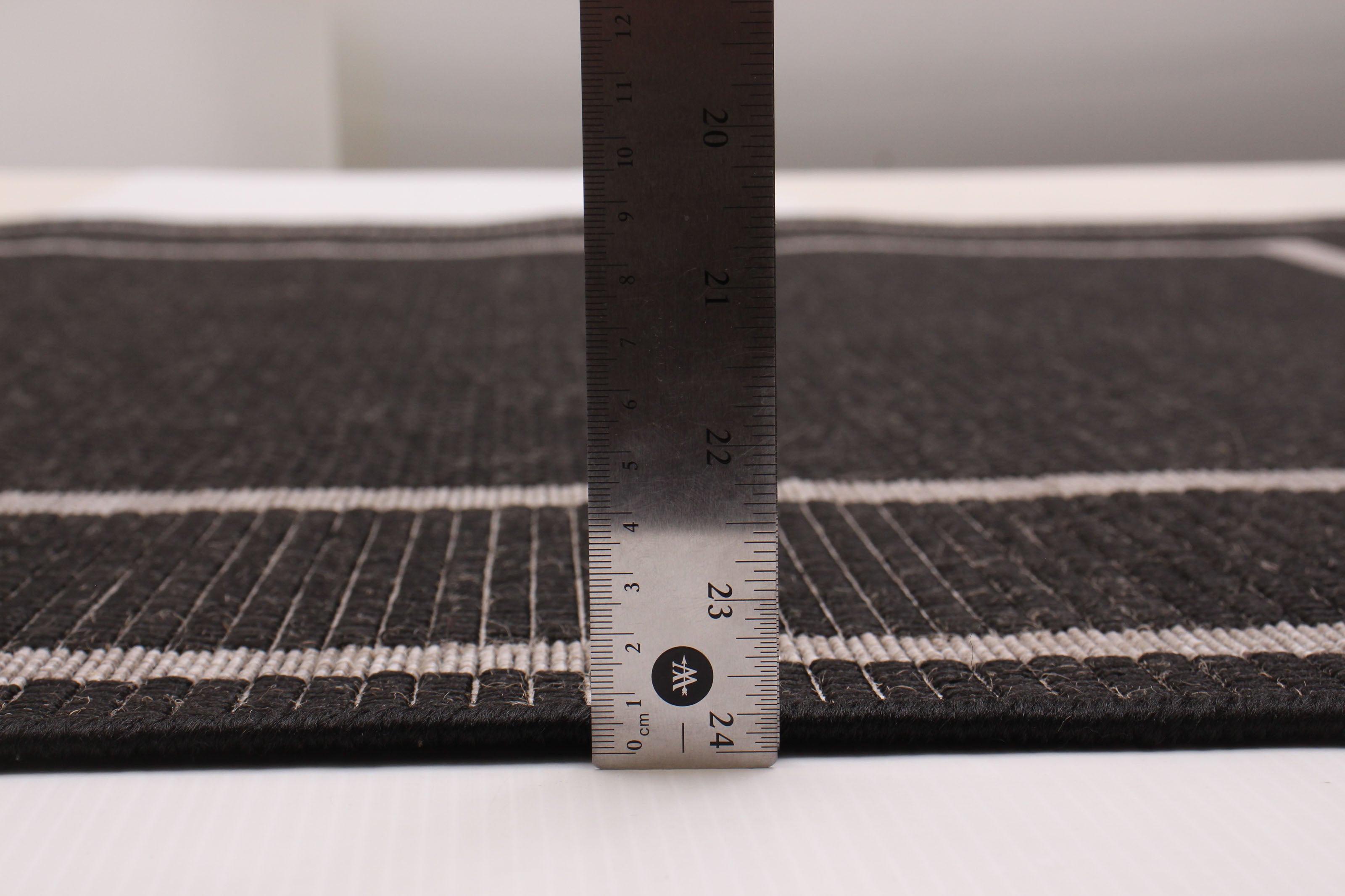 Jute Natura Black Grey